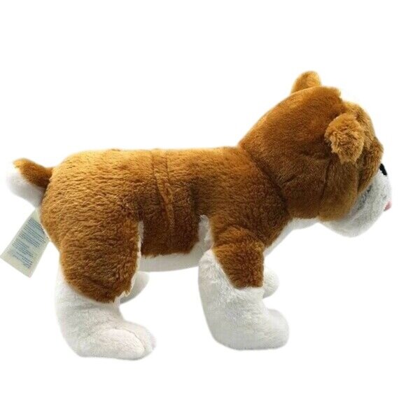 Build a Bear Boxer Dog Plush Brown White 16" Stuffed 2014 Standing Puppy Bulldog - Picture 4 of 11